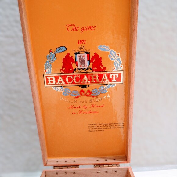 Suenos de Saundra Upcycled, Rare Baccarat Cigar Box, Tobacco/Home/Storage/ Decor - Picture 11 of 13